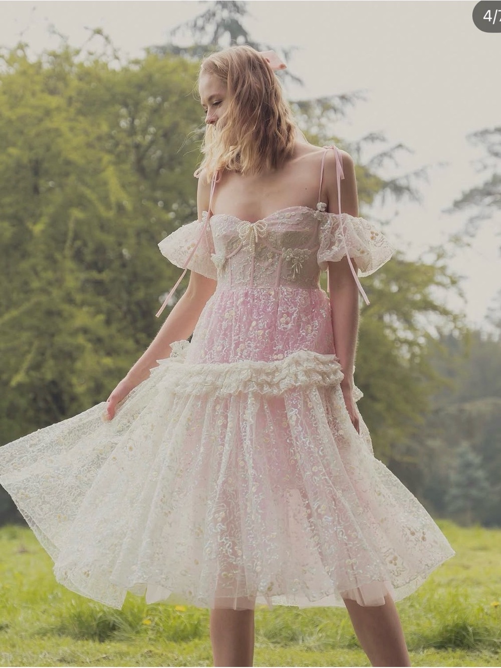 Fairy Tong London The Flower Diamond in Pastel Pink